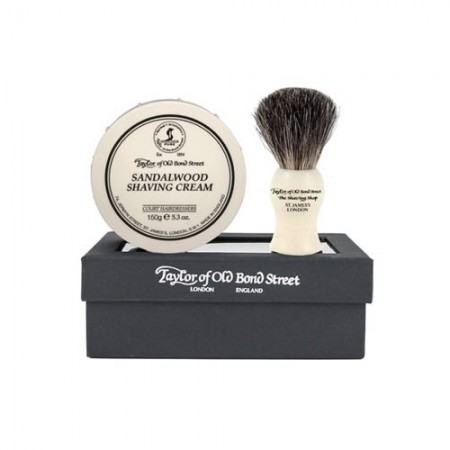 TOBS Gift Set with Pure Badger Shaving Brush