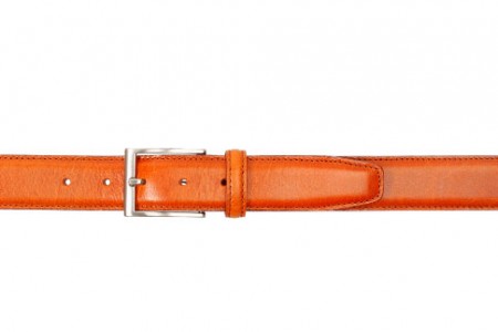 Elegant Lightbrown Leather Belt
