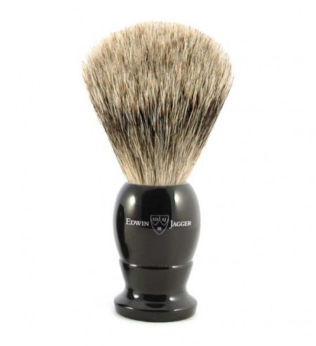 Best Badger Shaving Brush by Edwin Jagger – Ebony M