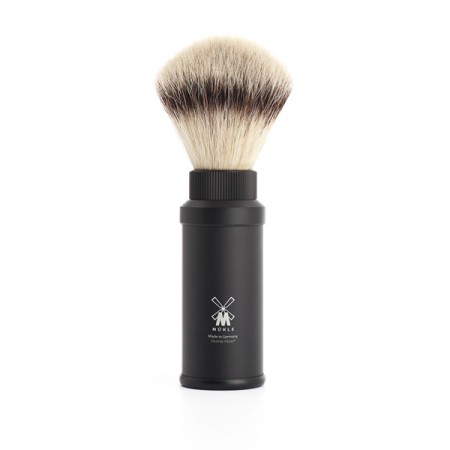 Silvertip Fibre Travel Shaving Brush By Mühle - Black