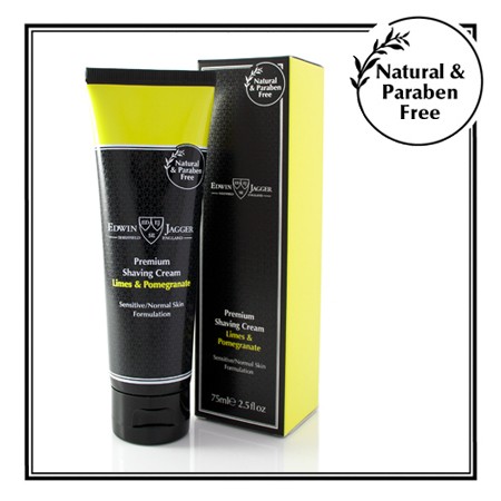 Limes and Pomegranate Shaving Cream in Tube by Edwin Jagger