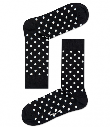 Happy Socks - Black with Dots