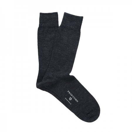 Profuomo Socks Cotton & Wool - Anthra