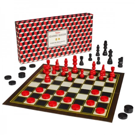 Chess & Checkers Set By Wild & Wolf