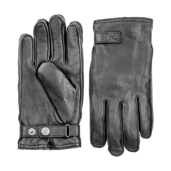 Hestra Gloves Deerskin Wool Terry Black Hestra Brands Distinctly Different