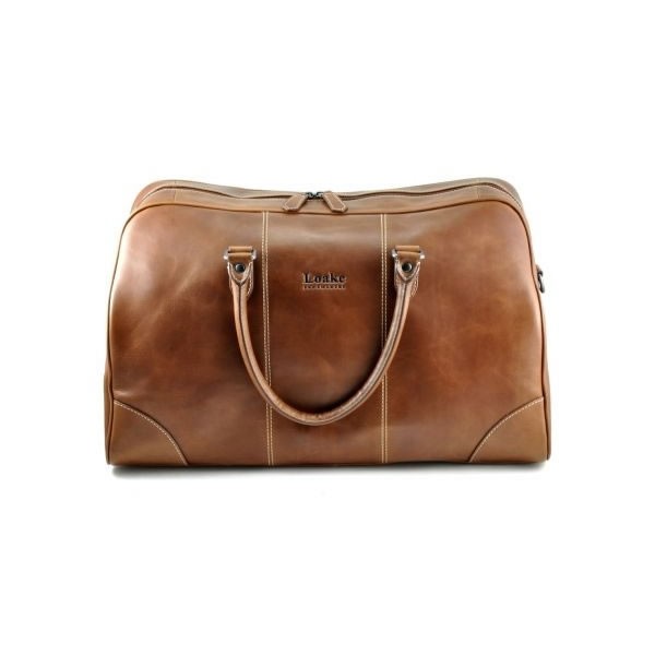 Loake Burghley Weekender Bag Brown Travel Lifestyle