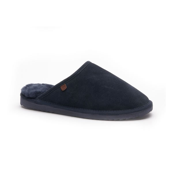 Suede Warmbat Australia Slippers Dark Navy Distinctly Different