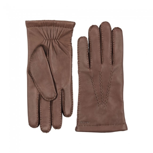 Women's Chocolate Leather Gloves