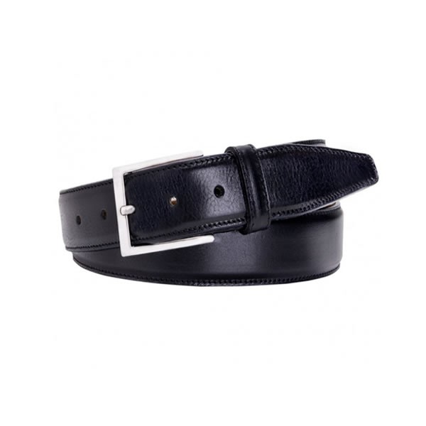 Accessories Belts Leather Belts J.lindeberg Leather Belt silver-colored-black casual look 