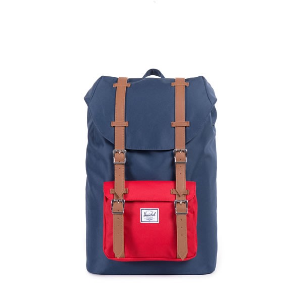 Herschel Backpack Little America Mid Volume Navy Red Herschel