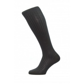 Pantherella Socks OTC - Rib Black