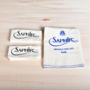 Saphir Applicator & High Shine Cloth - Set of 3