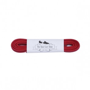 Waxed Shoe Laces - Red